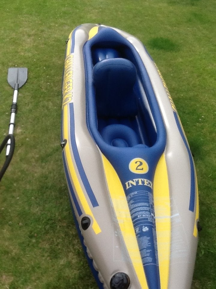 Kano Challenger K2 met toebehoren, Watersport en Boten, Kano's, Ophalen, Eén persoon, Opblaasbaar