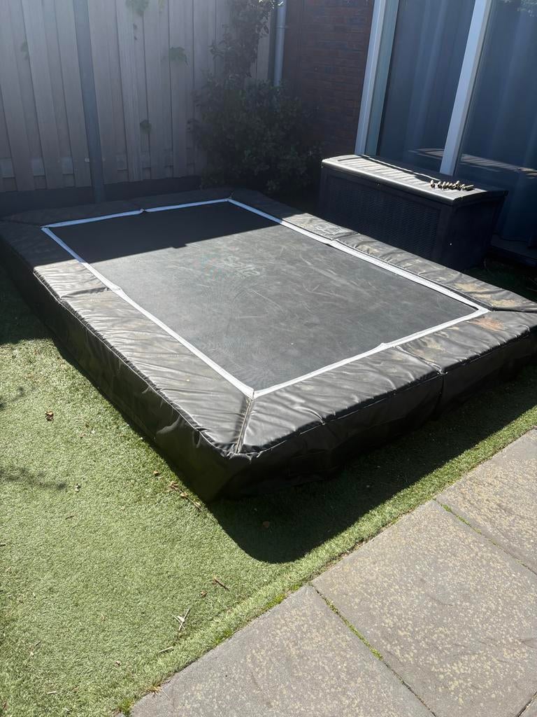 Salta trampoline inground 310x210, Ophalen of Verzenden, Gebruikt