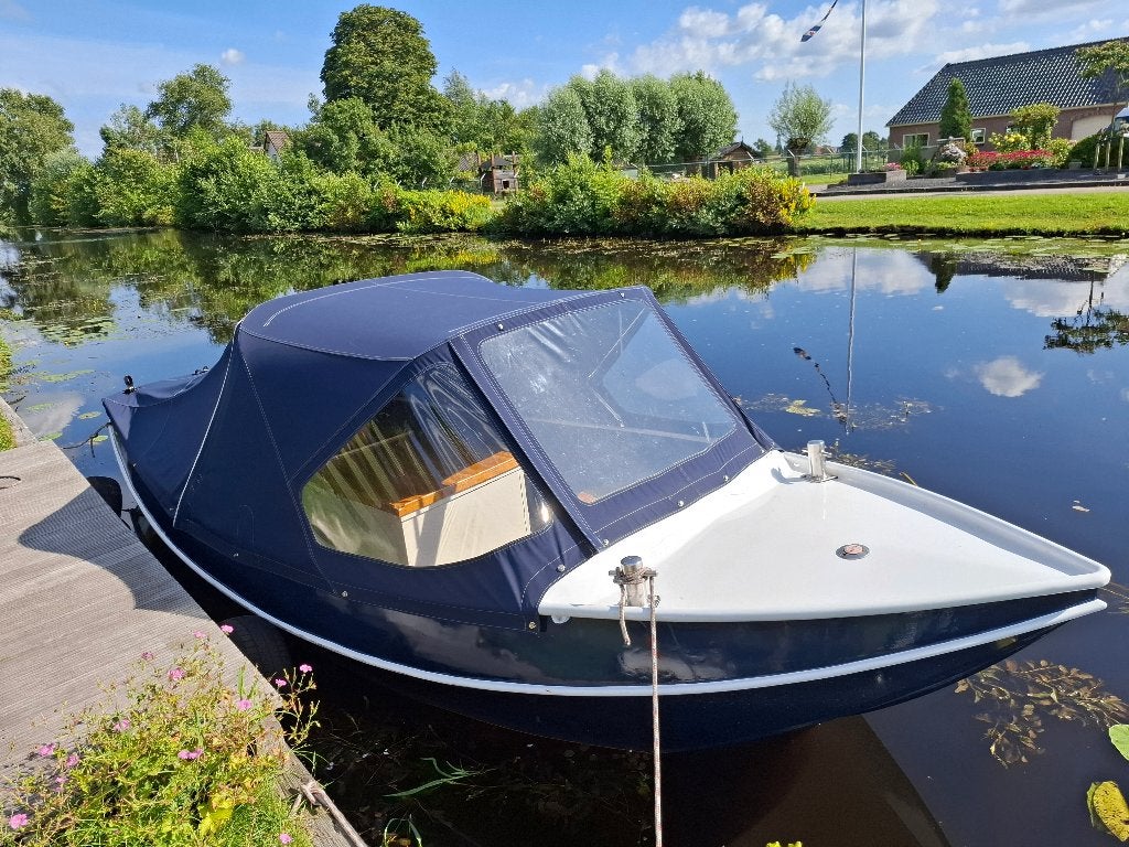 In prijs verlaagd: Fraaie sloep; schippersvlet, Gebruikt, Staal, Binnenboordmotor, 1.00 - 1.50 meter