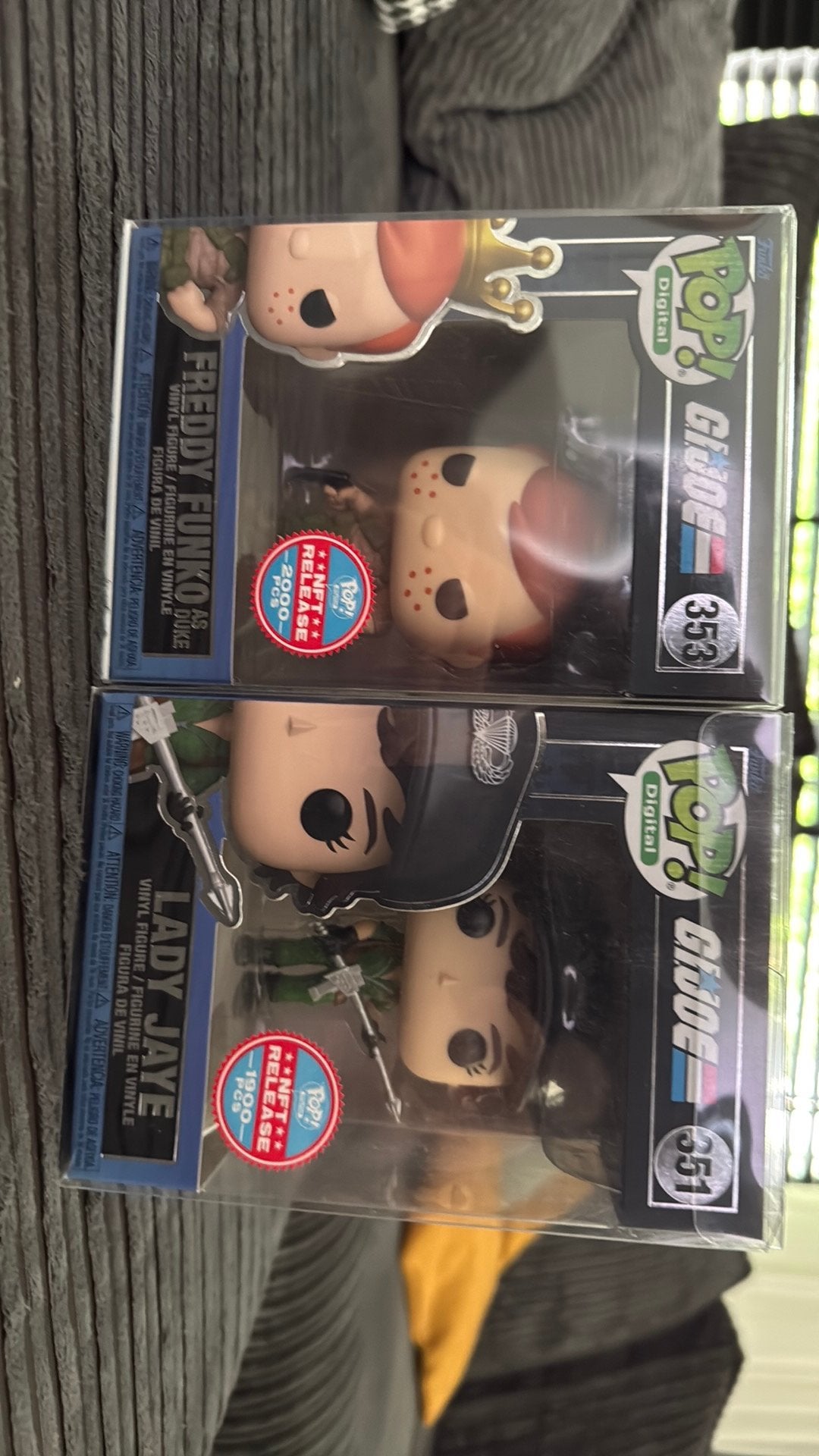 Funko pops nft set g i joe, Verzamelen, Poppetjes en Figuurtjes, Ophalen of Verzenden, Zo goed als nieuw