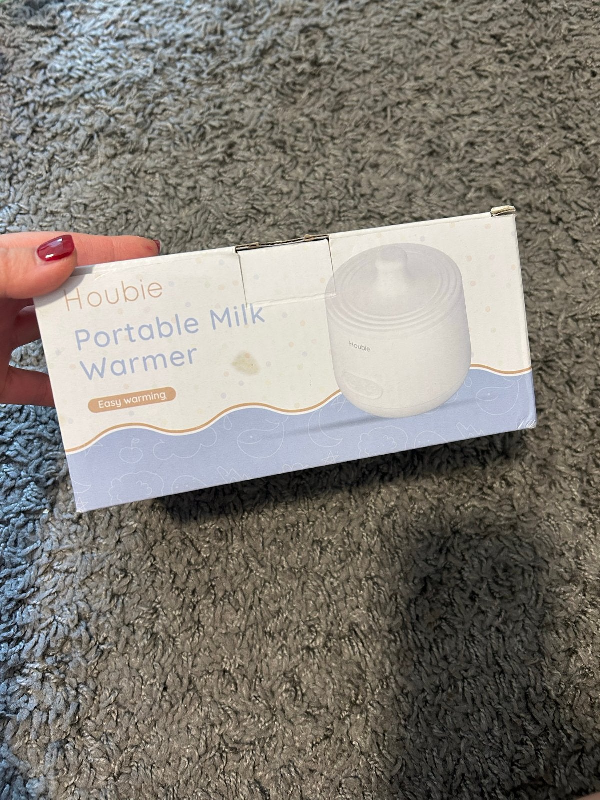 Houbie Draagbare Melkflesverwarmer - Nieuw in doos, Ophalen of Verzenden, Zo goed als nieuw, Draagbaar, Flessen- of potjesverwarmer