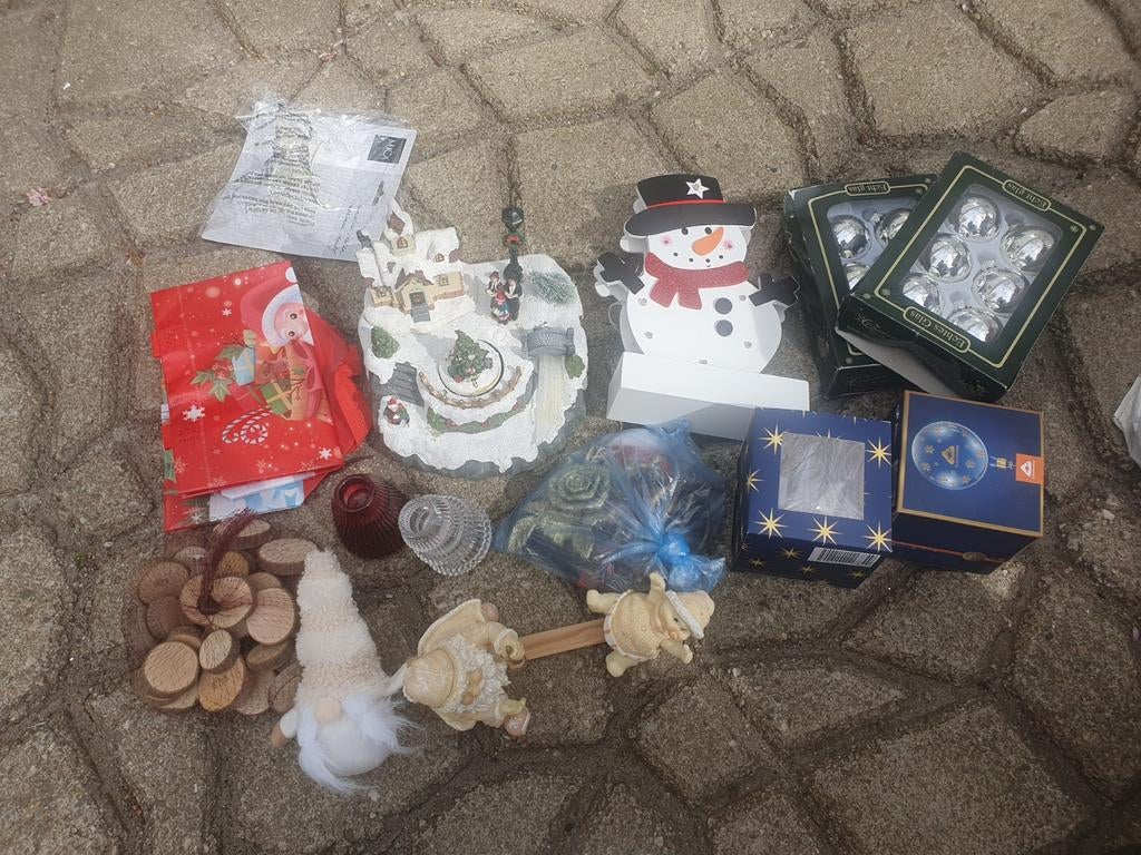 Te koop heel groot pakket met kerstspullen zie foto's, Ophalen
