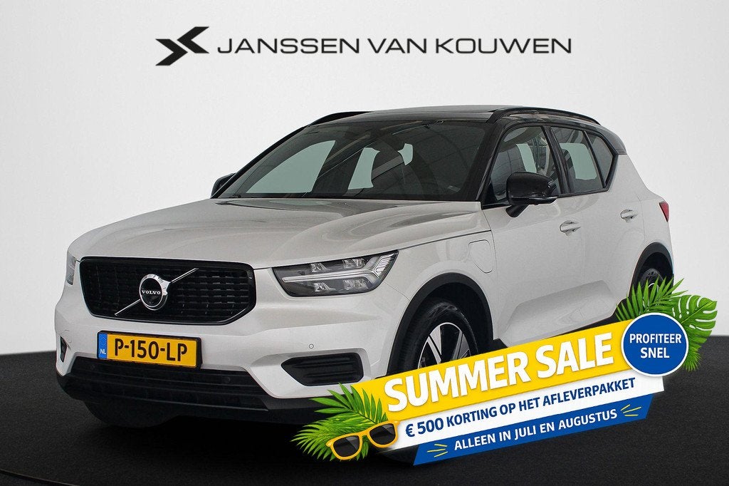 Volvo XC40 1.5 T5 Recharge R-Design Harman Kardon Panoramada, Auto's, Volvo, Euro 6, 1712 kg, Leder en Stof, Wit
