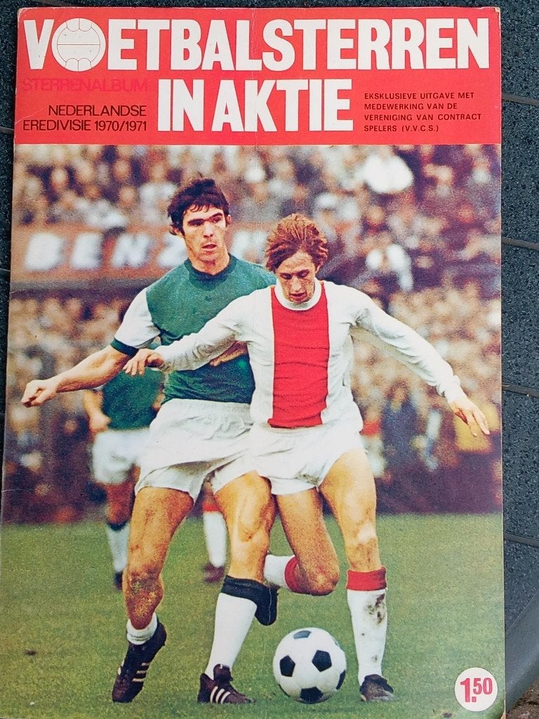 Voetbalsterren in Aktie - Sterrenalbum Eredivisie 1969/1970, Ophalen of Verzenden, Gelezen, Balsport