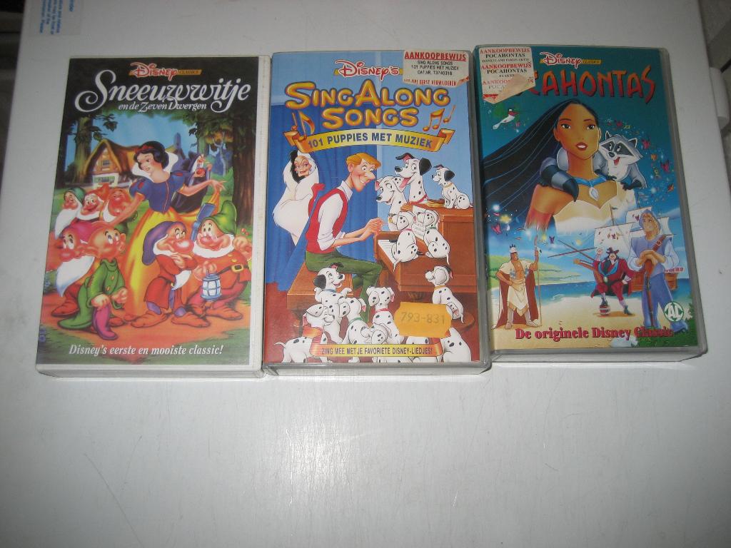 sneeuwwitje disney banden, Verzamelen, Disney, Ophalen of Verzenden, Sneeuwwitje of Doornroosje, Gebruikt, Beeldje of Figuurtje