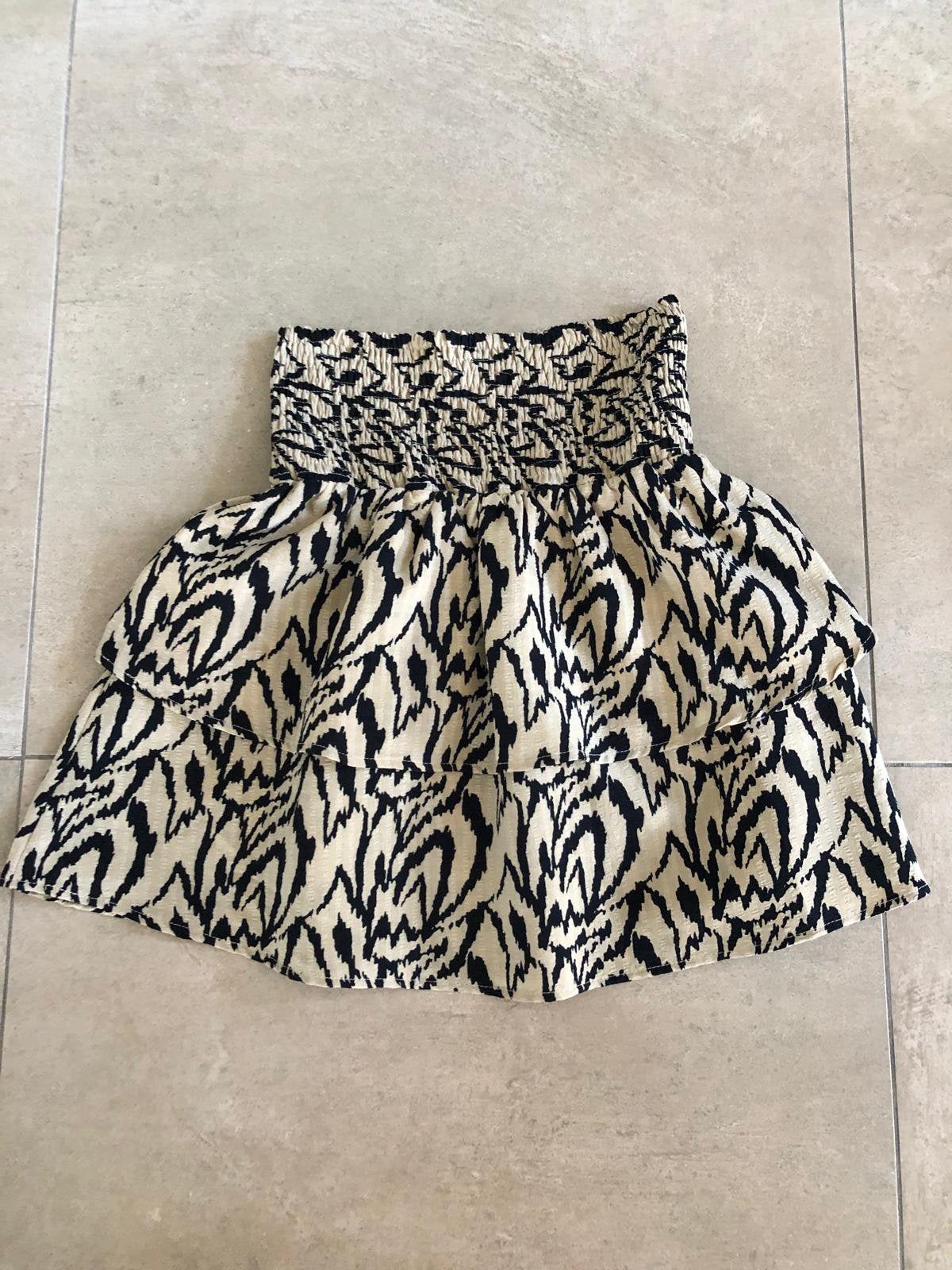 Zebra print rok, Kleding | Dames, Beige, Ophalen of Verzenden, Zo goed als nieuw, Maat 36 (S)