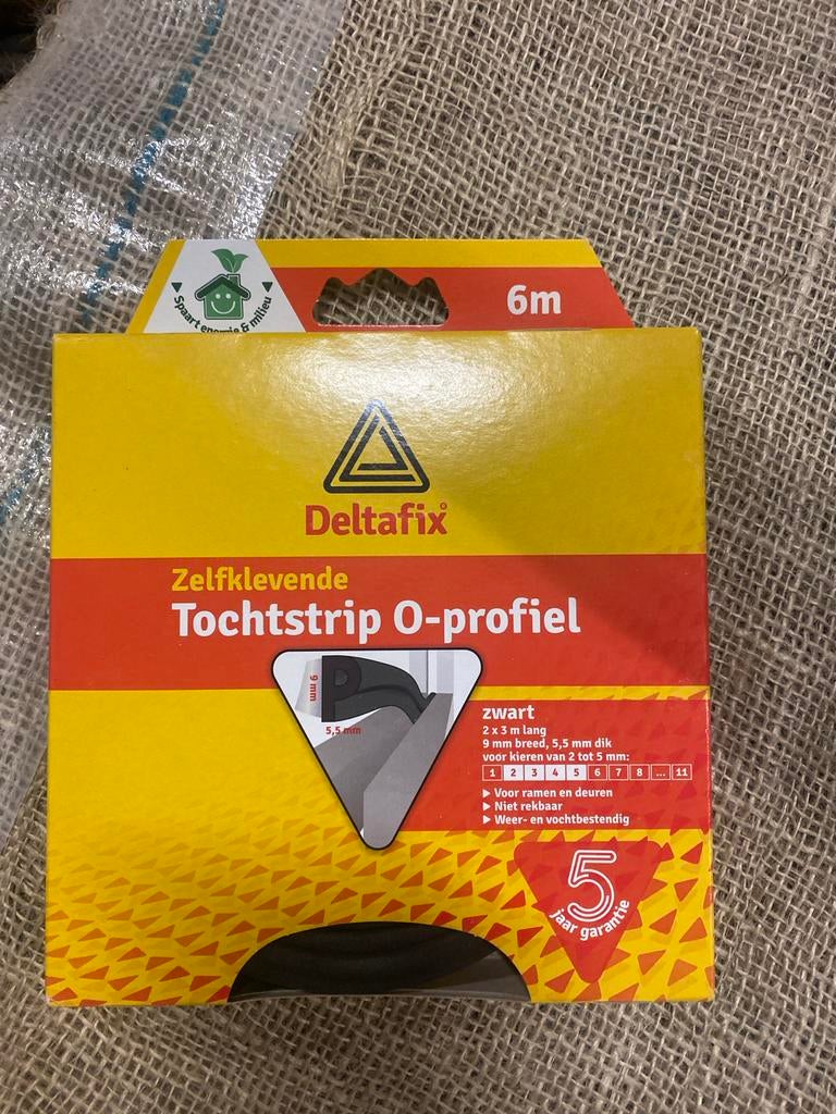 Deltapfix Zelfklevende Tochtstrip O-profiel - 10 stuks, Minder dan 4 cm, Overige materialen, Onbekend, Nieuw