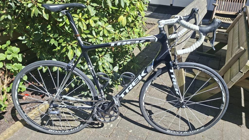 Trek Madone 5.2 racefiets, Carbon, Zo goed als nieuw, 15 tot 20 versnellingen, 61 tot 65 cm