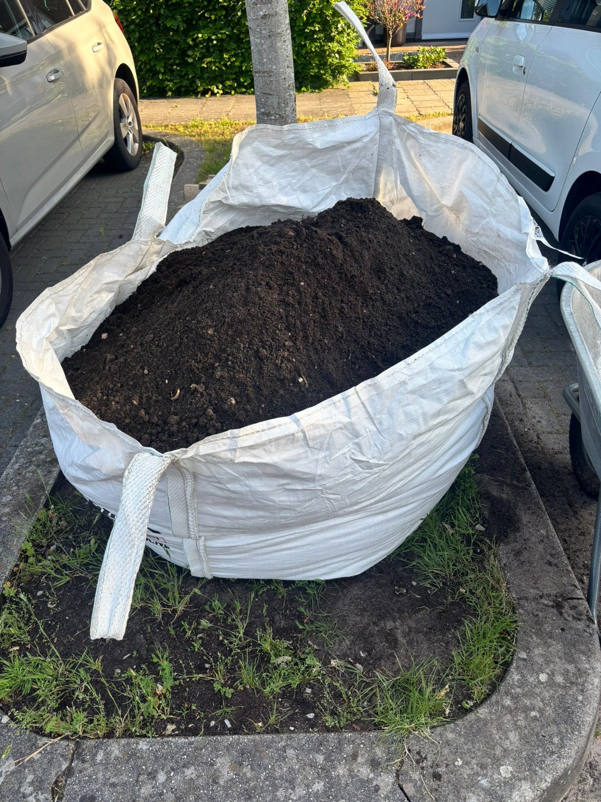 1 kuub zwart zand (in bigbag), Ophalen, Tuinaarde