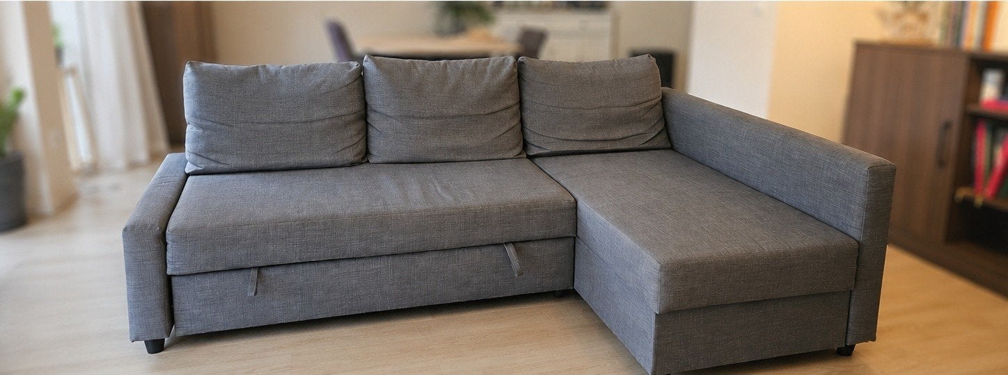 Slaapbank met opbergruimte, Huis en Inrichting, Ophalen, Gebruikt, Tweepersoons, 140 cm
