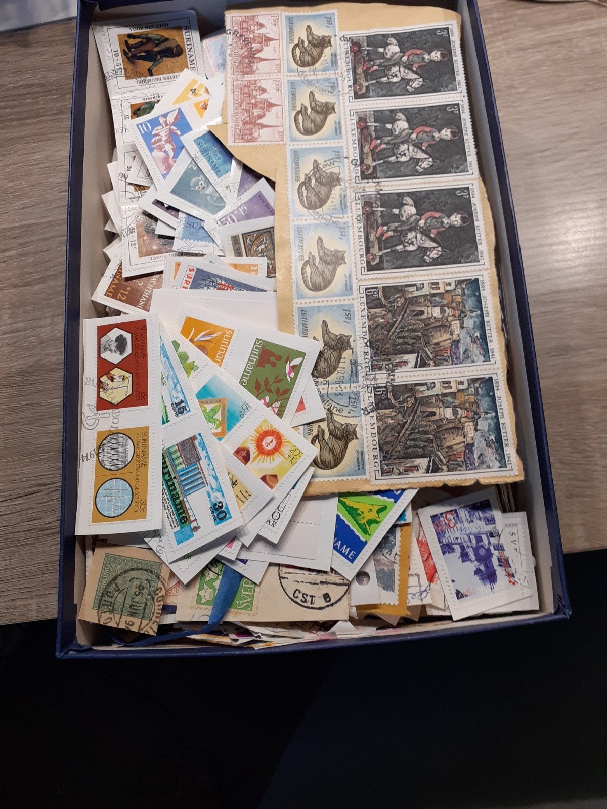 doos buitenlandse zegels,, Postzegels en Munten, Ophalen of Verzenden, Buitenland