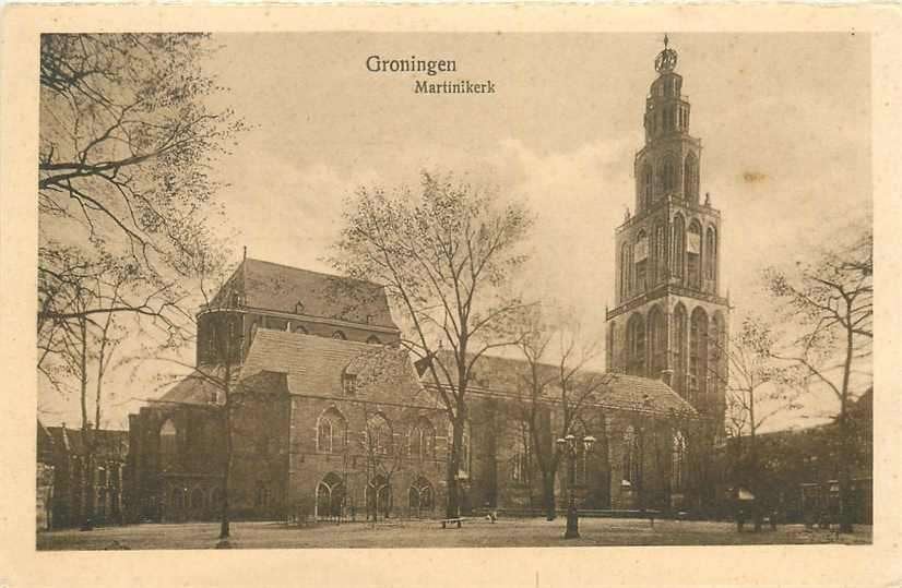 377-351-029 Groningen Martinikerk, Ophalen of Verzenden, Voor 1920, Groningen