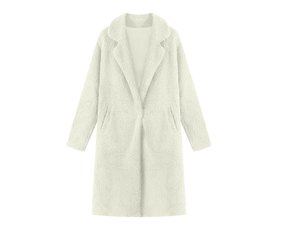 Teddy jas voor dames - wit maat M, Ophalen, Nieuw, Wit, Overige typen