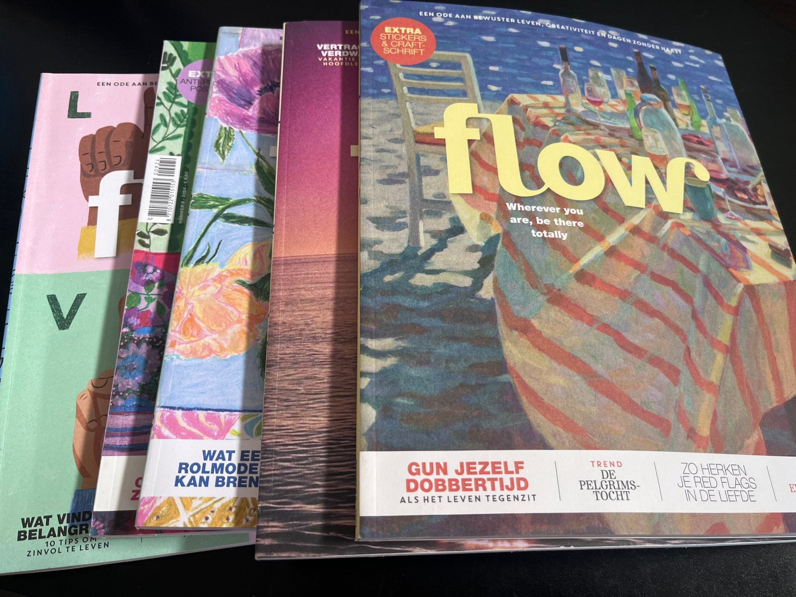 7 Flow Magazines, Ophalen of Verzenden, Gelezen, Lichaam en Geest