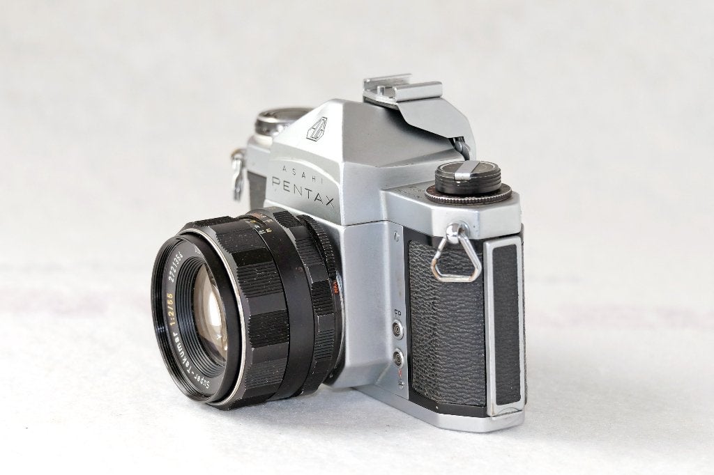 Pentax Asahi S1a film camera, SMC Takumar 55mm f/2.0 lens, Ophalen of Verzenden, Gebruikt, Spiegelreflex, Pentax