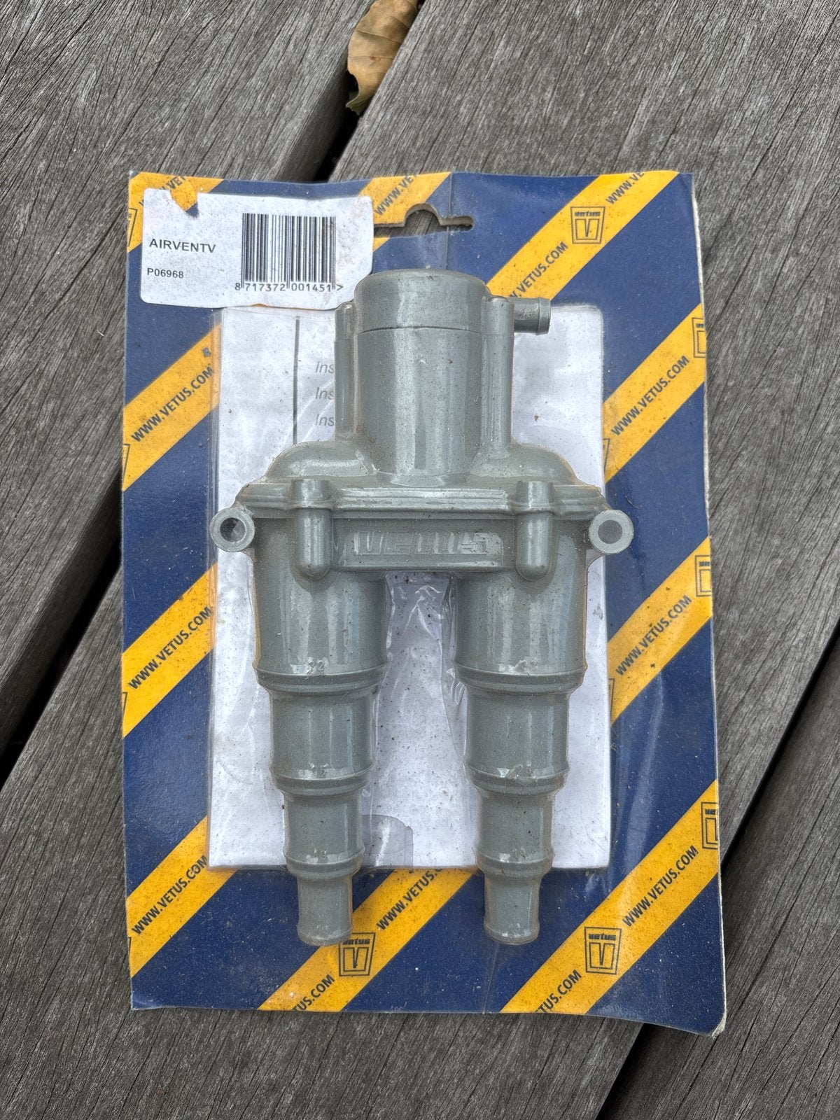 Vetus Airvent P06968 - Beluchter voor watersystemen, Ophalen, Nieuw, Motor en Techniek