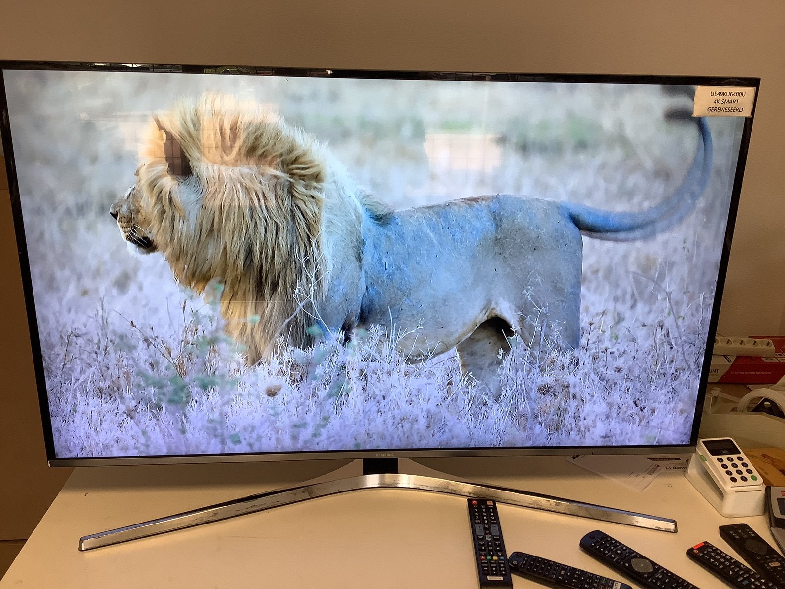 Samsung ue49ku6400u smart 4k, Audio, Tv en Foto, Ophalen, Samsung, Refurbished, Samsung