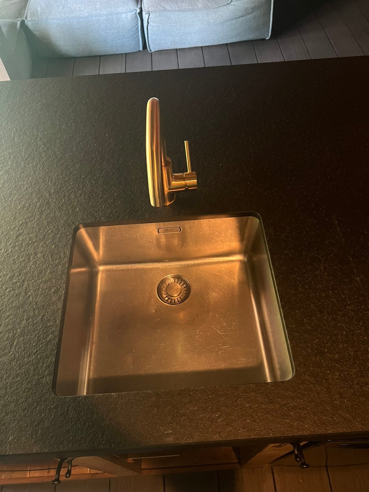 Keukenkraan koper/goudkleurig, Huis en Inrichting, Keuken | Keukenelementen, Minder dan 50 cm, Verzenden, Zo goed als nieuw, Minder dan 100 cm
