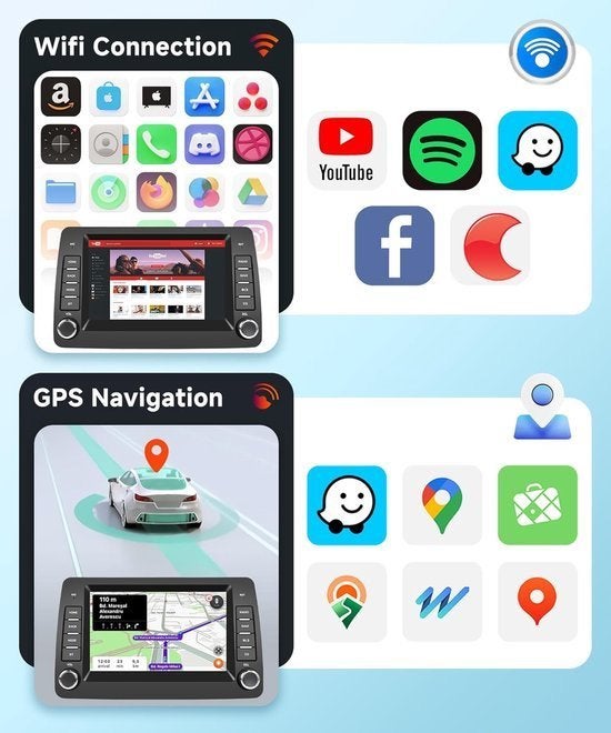 Android Autoradio Fiat Panda – Carplay Autoradio, Corvance B.V., Verzenden, Nieuw, Corvancebol@gmail.com
