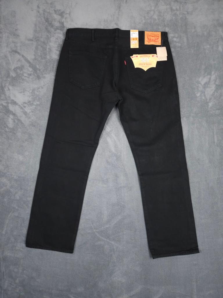 Levis 501 Broek W40 L32 Zwart 100% katoen Straight Jeans ., ., Zwart, Nieuw, Ophalen of Verzenden