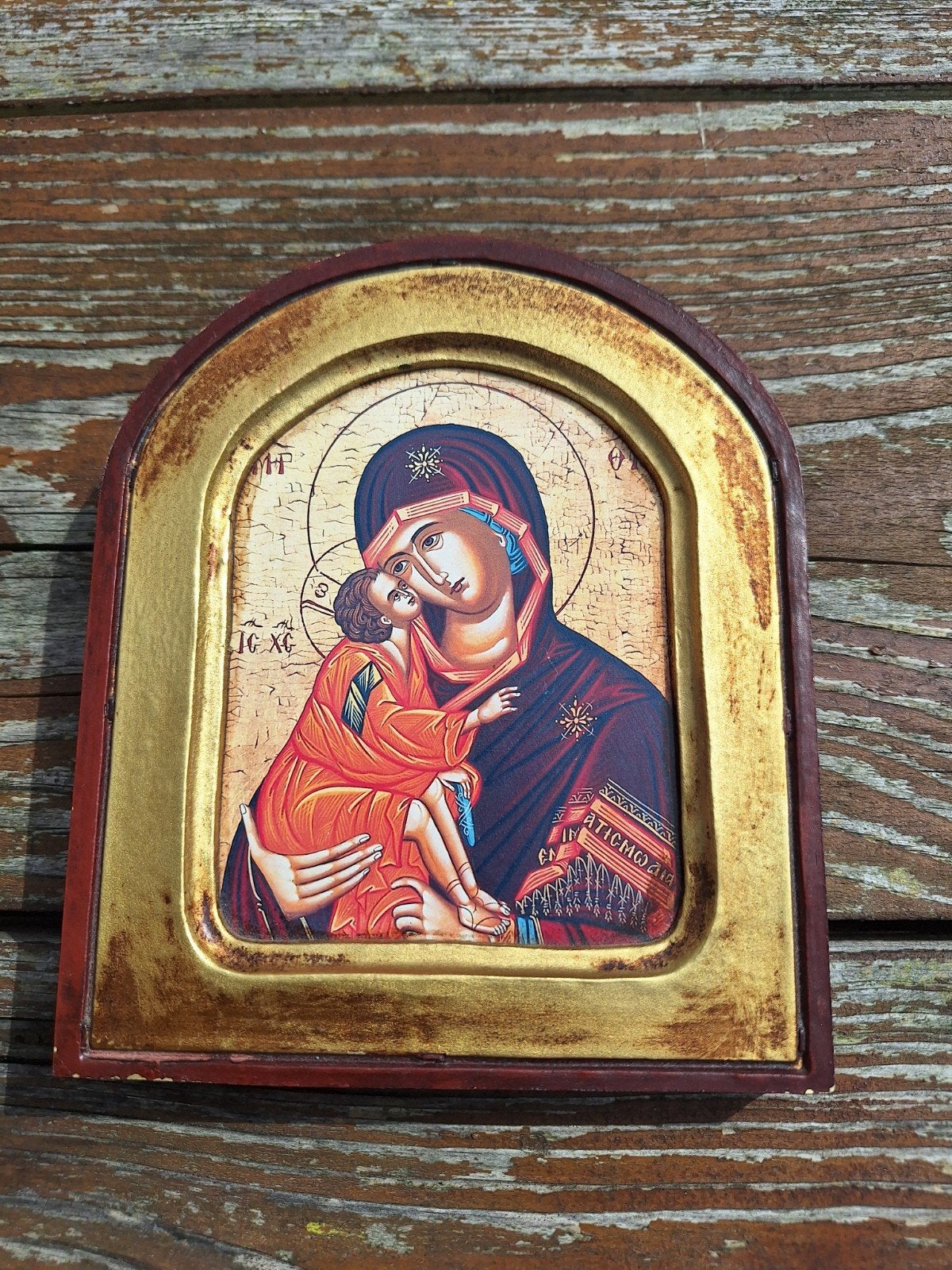 Reproductie van beroemd Byzantijns icoon, Ophalen of Verzenden