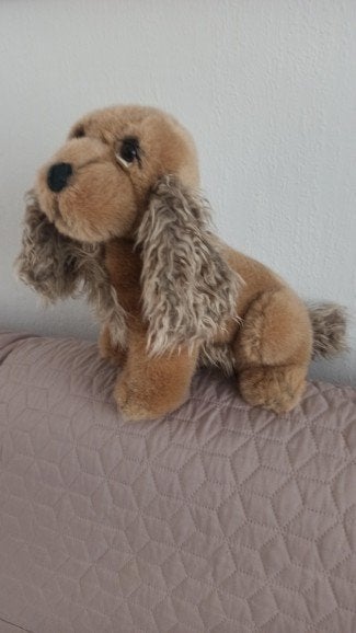 Cocker Spaniel knuffel, Ophalen of Verzenden, Zo goed als nieuw, Hond