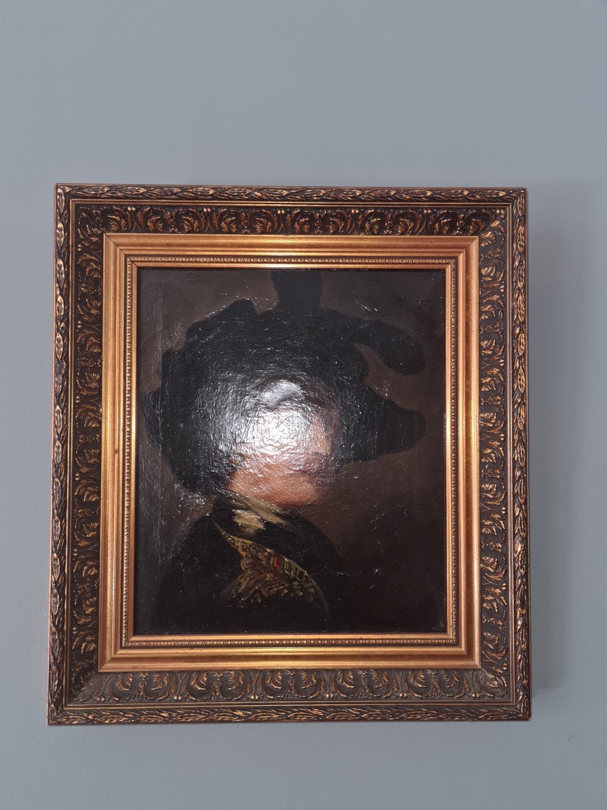 Schitterend Klassiek Portret Schilderij in Sierlijke Lijst, Antiek en Kunst, Kunst | Schilderijen | Klassiek, Ophalen, Doek, Portret of Personen