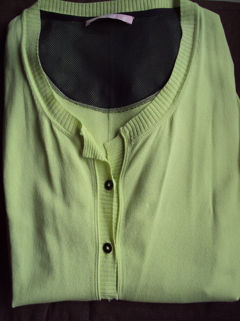 Basler zomer vest met lange mouwen / L / lime / z.g.a.n., Kleding | Dames, Overige kleuren, Ophalen of Verzenden, Zo goed als nieuw