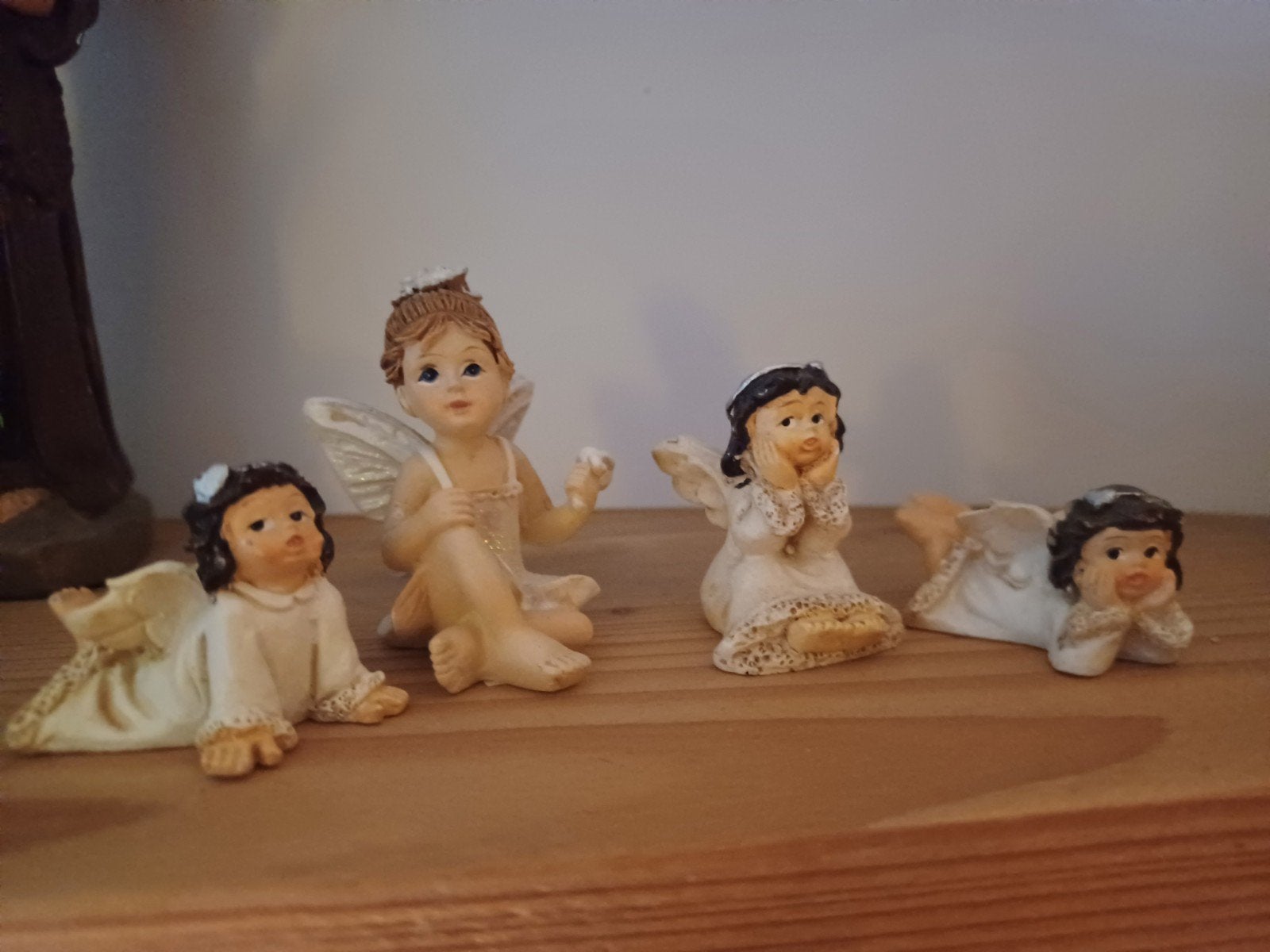 Set van 4 schattige engelen beeldjes, Verzamelen, Ophalen of Verzenden, Zo goed als nieuw