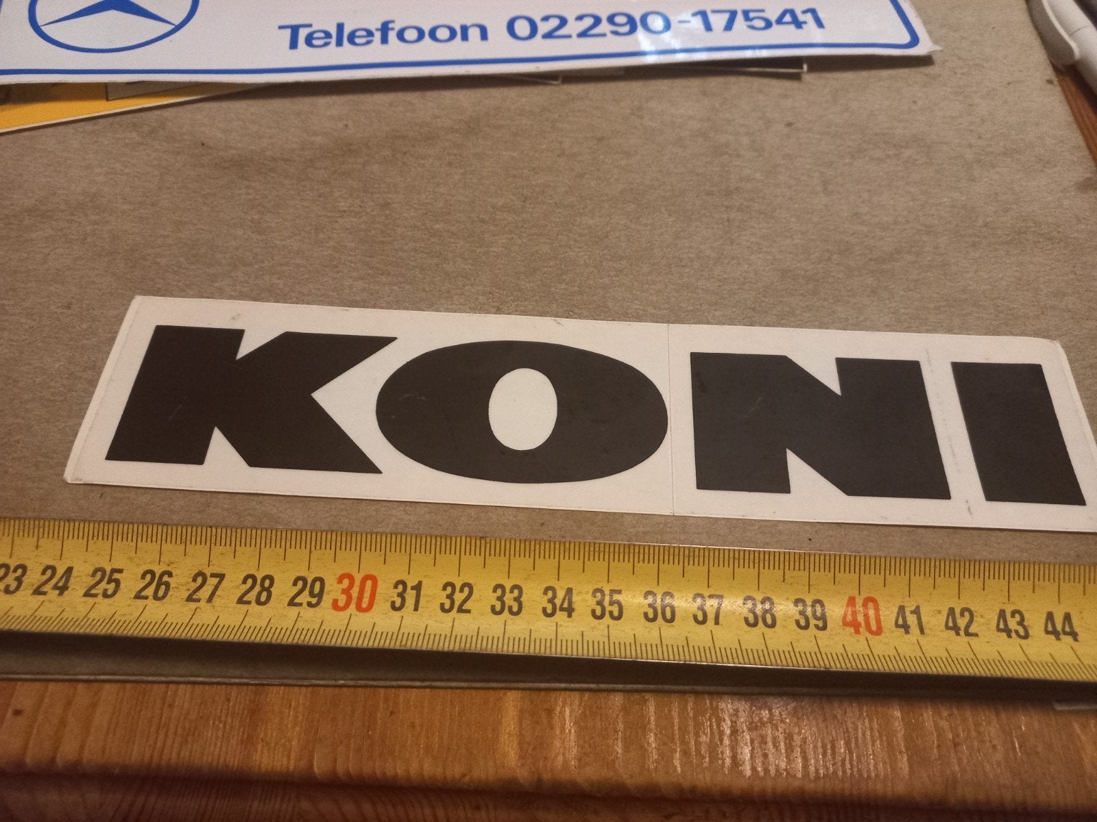 KONI sticker - Vintage auto-onderdeel, Verzamelen, Ophalen of Verzenden