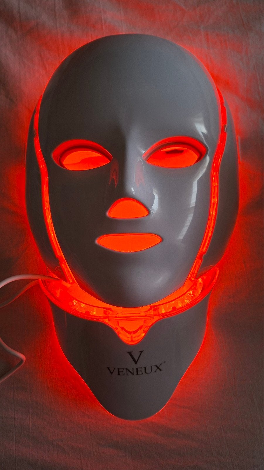Veneux LED Gezichtsmasker - 7 Kleuren Lichttherapie, Ophalen of Verzenden, Nieuw, Gehele gezicht