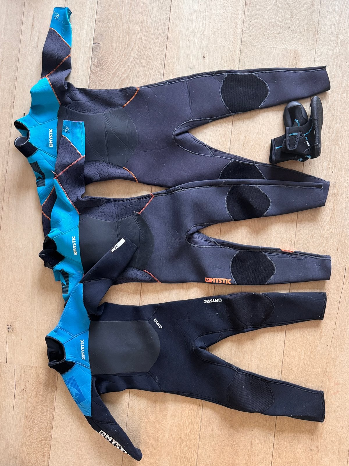 3 kindersurfpakken Mystic star 5-4 mm D-L, Ophalen of Verzenden, Gebruikt, Kind, Wetsuit