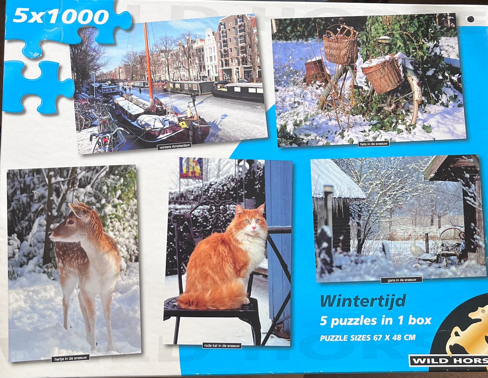 Legpuzzel - Wintertijd, Ophalen of Verzenden, 500 t/m 1500 stukjes, Gebruikt, Legpuzzel