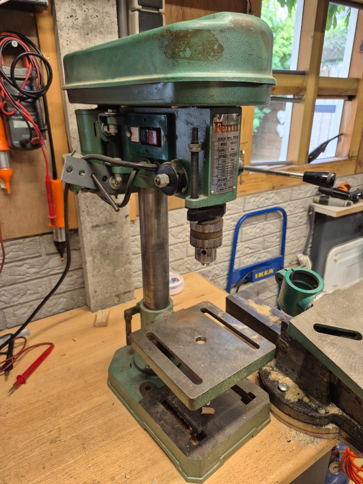 Ferm Kolomboormachine FM13/5, Doe-het-zelf en Verbouw, Ophalen, Gebruikt, Minder dan 400 watt, Kolomboormachine