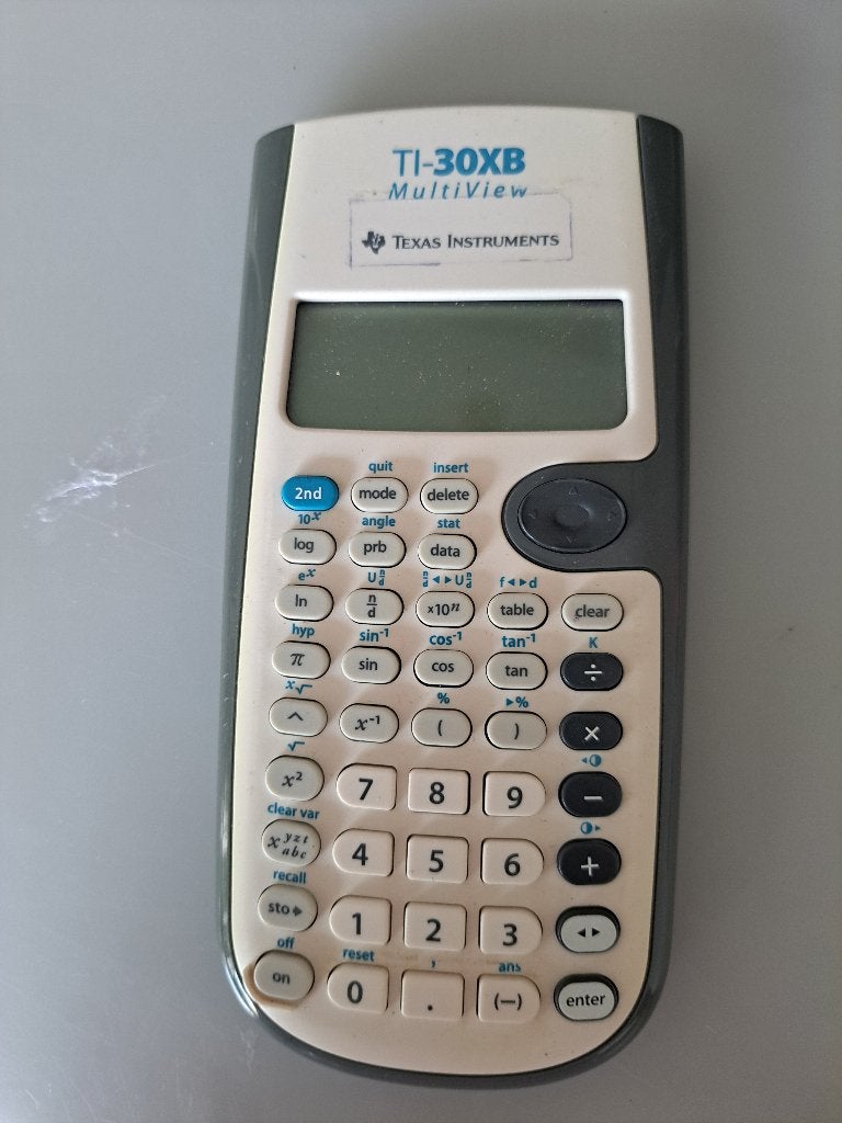 Texas rekenmachine TI-30XB, Ophalen of Verzenden, Gebruikt