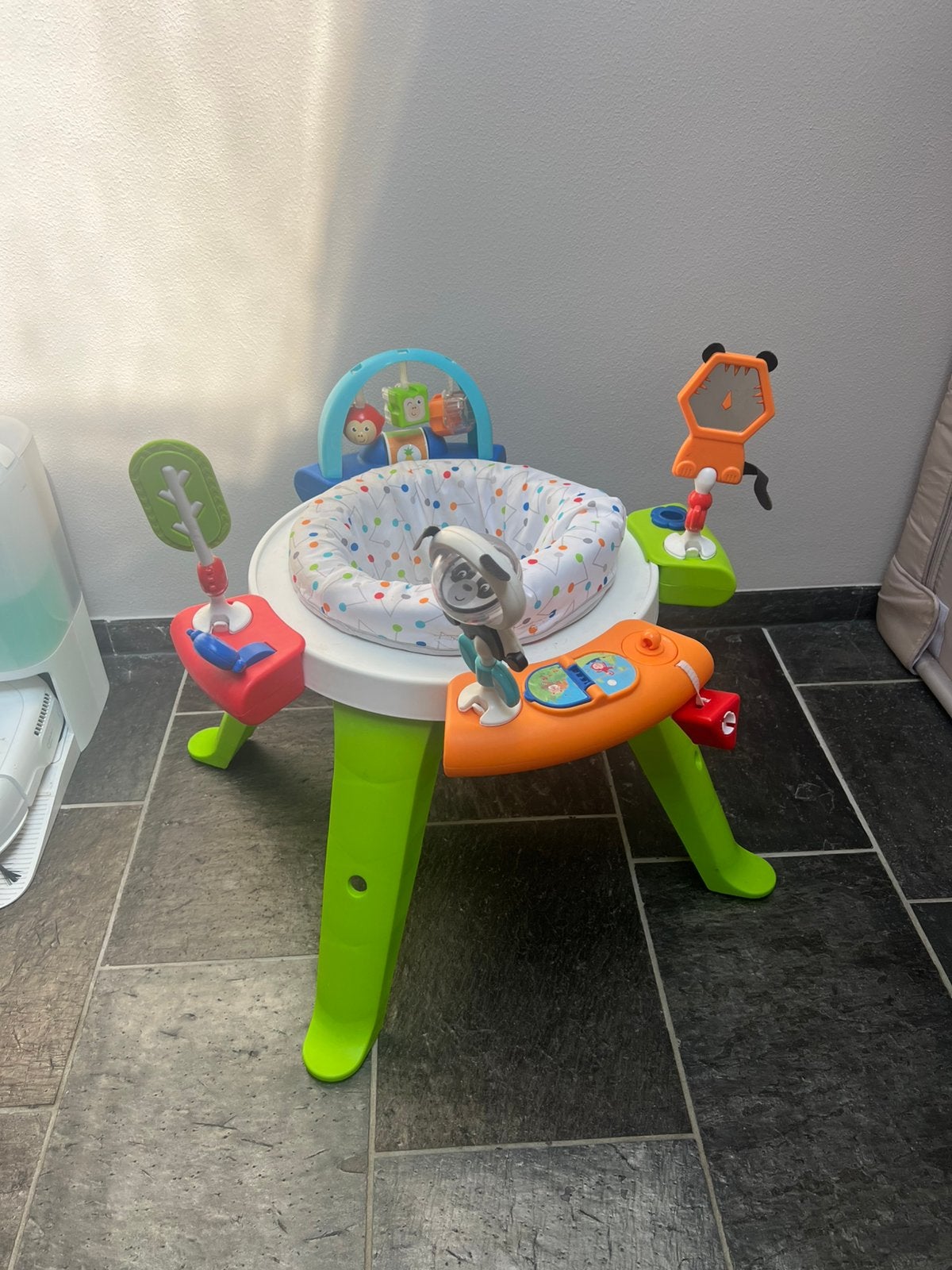 Activiteitencentrum voor baby, Ophalen, Gebruikt