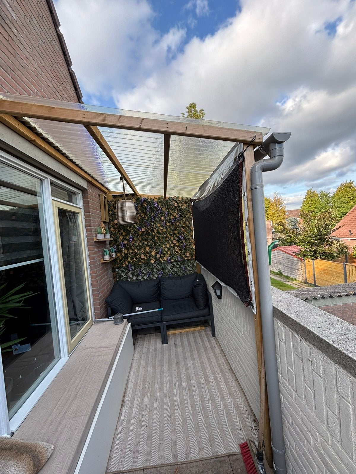 Overkapping gedemonteerd!, Tuin en Terras, Ophalen, Zo goed als nieuw, Veranda