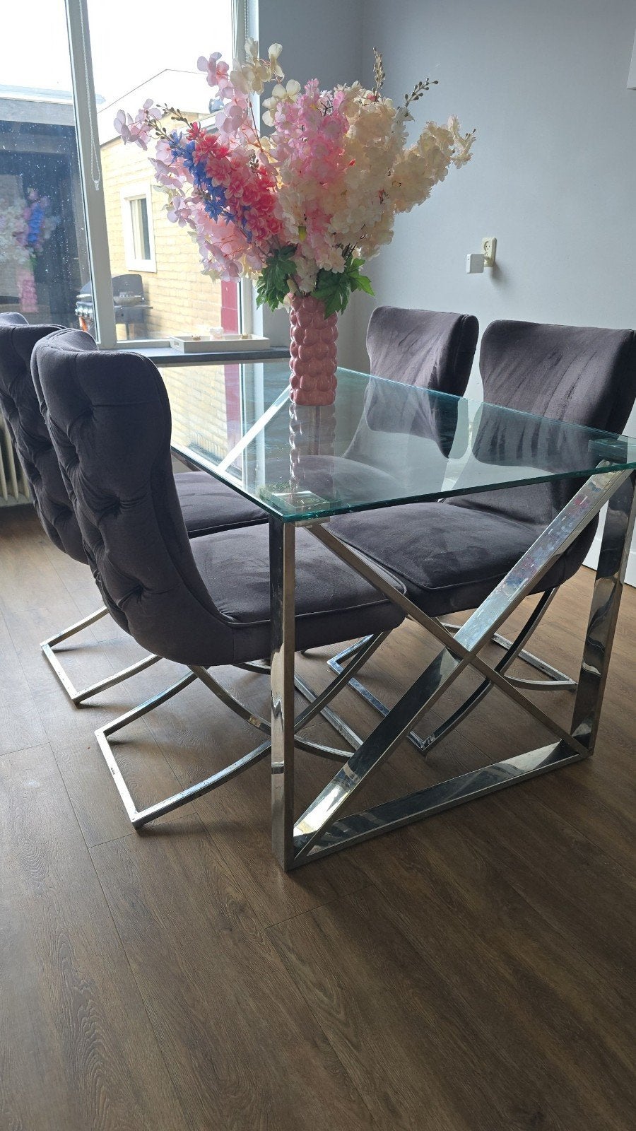 Complete hotel chique meubelset, Ophalen, Gebruikt, 4 tot 6 stoelen