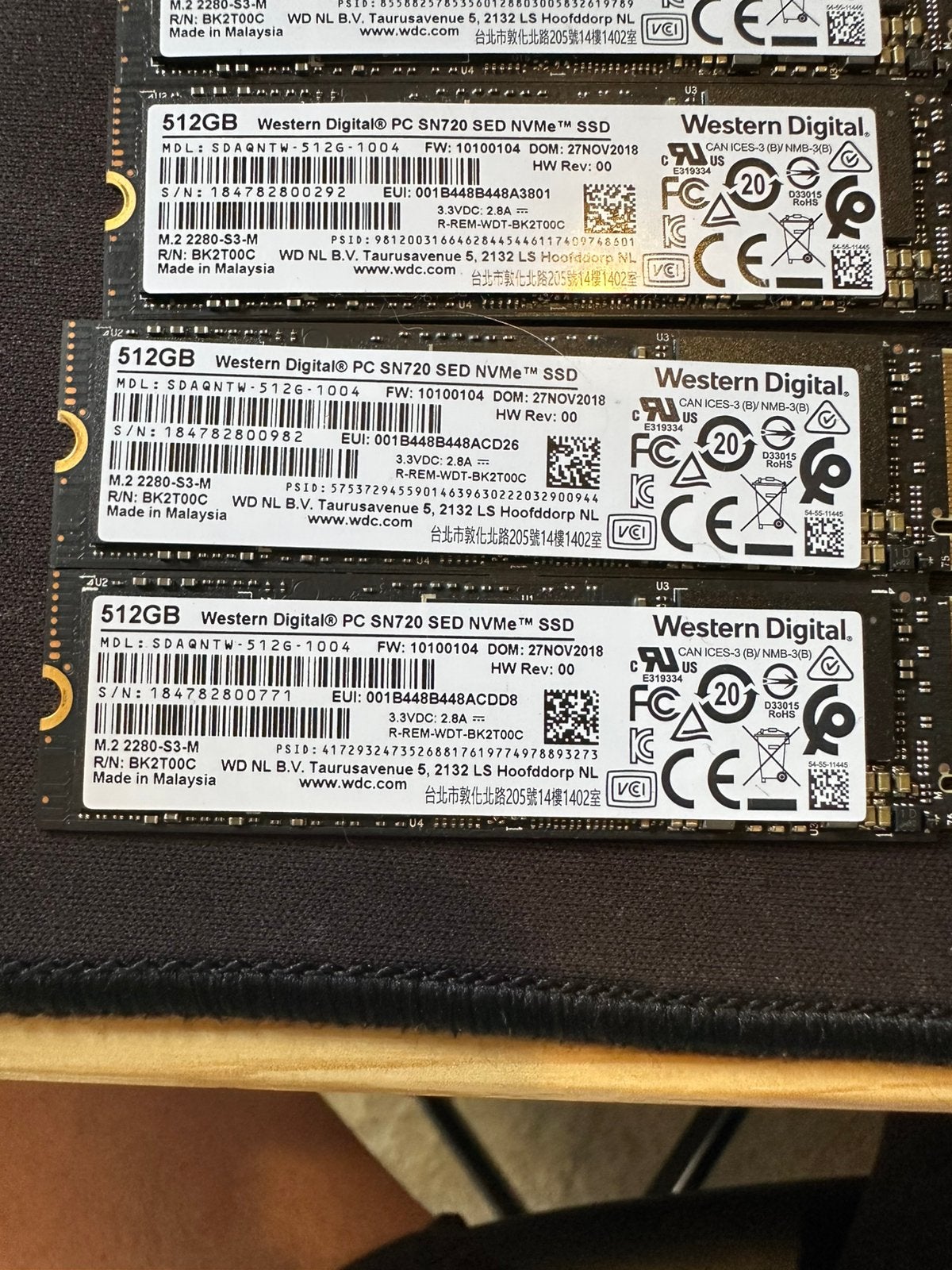 Samsung & Western Digital 512GB NVMe M.2 SSD | TESTED, Computers en Software, Harde schijven, Intern, SSD, Ophalen of Verzenden