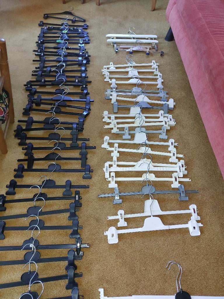 Kledinghangers met knijpertjes, Ophalen of Verzenden, Zo goed als nieuw, Kunststof, Kinderen en Volwassenen