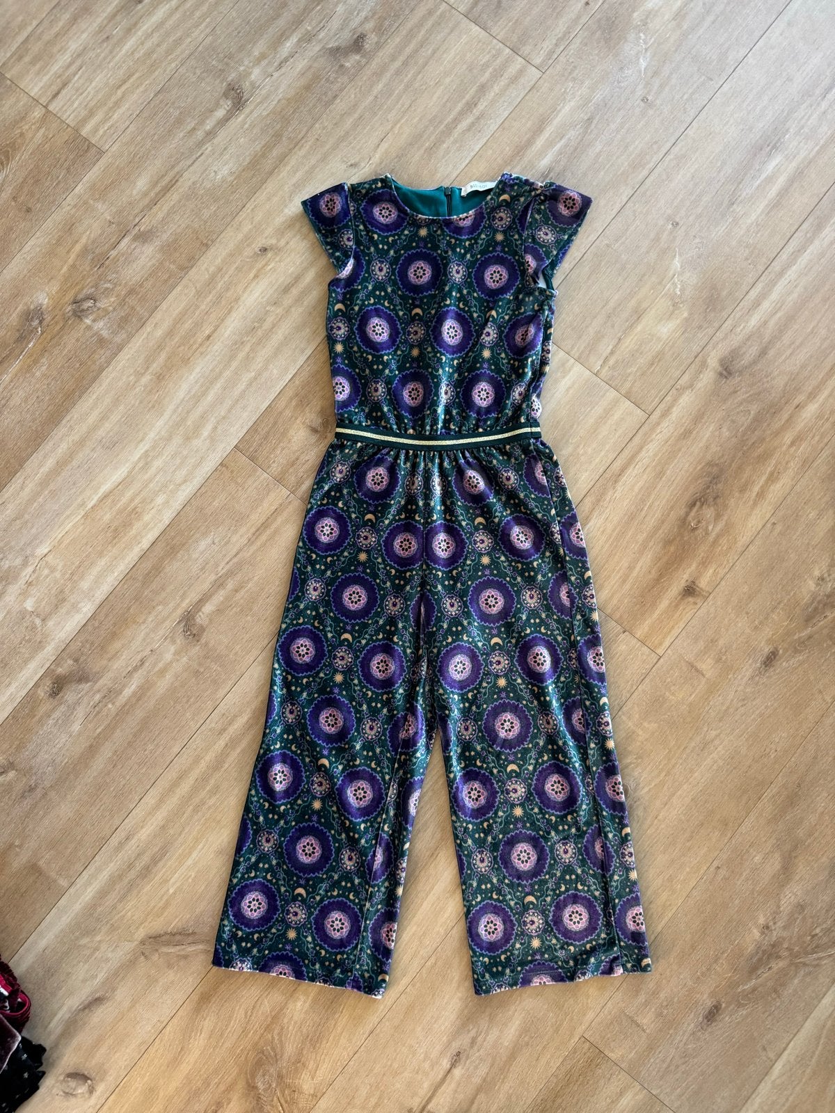 Sissy-Boy fluwelen jumpsuit met print, maat 122/128, Ophalen of Verzenden, Zo goed als nieuw, Meisje, Overige typen