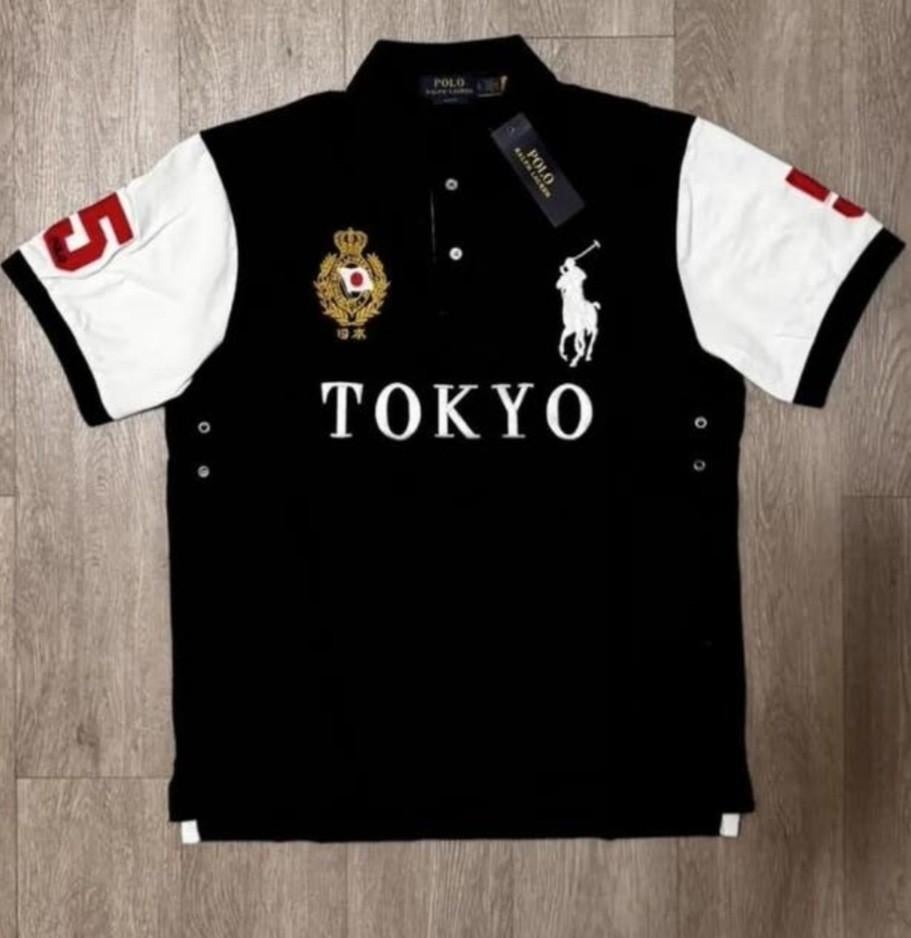 Polo Ralph Lauren Tokyo Japan, Kleding | Heren, Polo's, Zwart, Maat 56/58 (XL), Ophalen of Verzenden, Polo Ralph Lauren