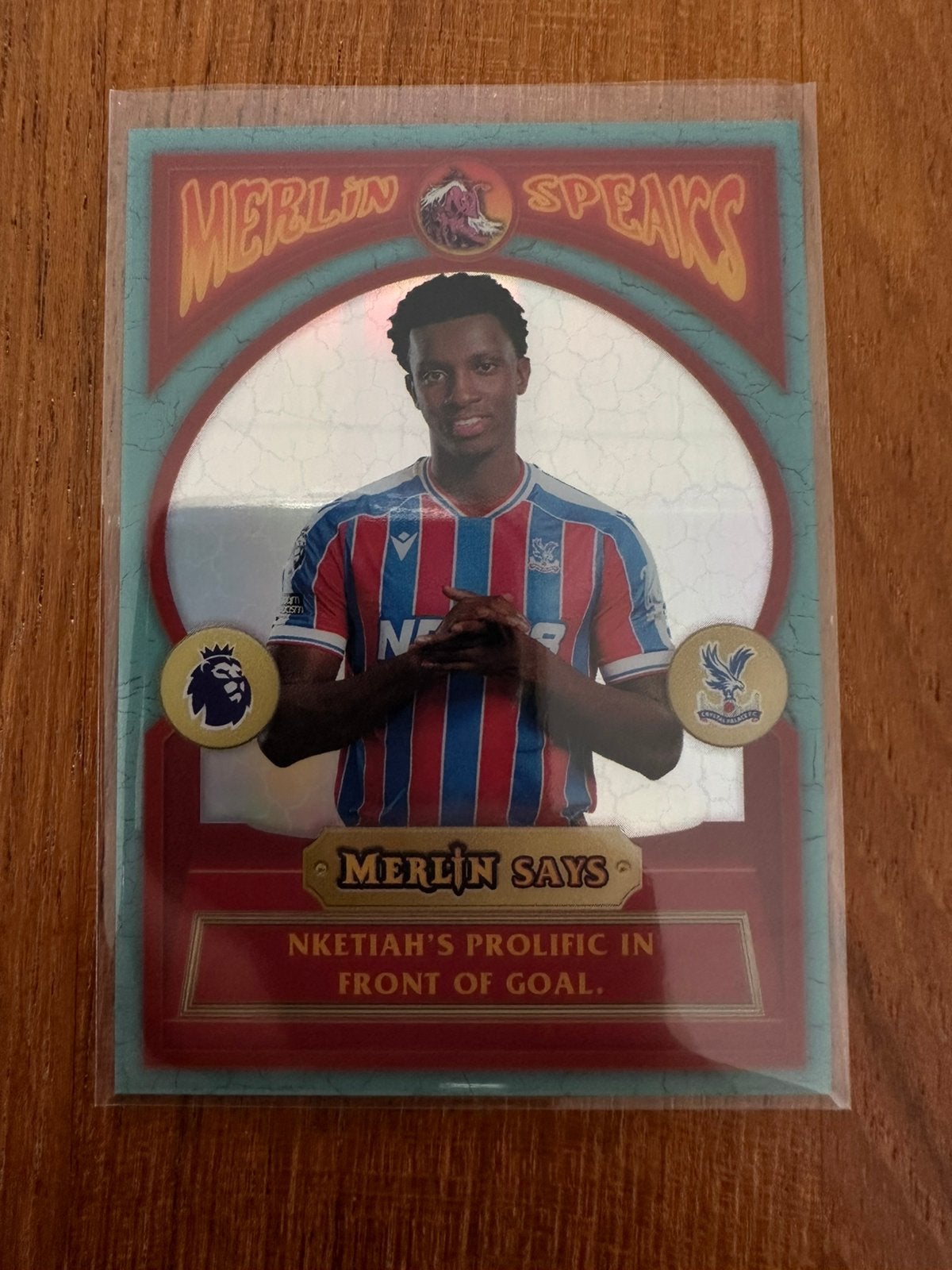Topps 2026 Merlin Eddie Nketiah MS-7 Crystal Palace, Verzenden, Zo goed als nieuw, Buitenlandse clubs, Spelerskaart