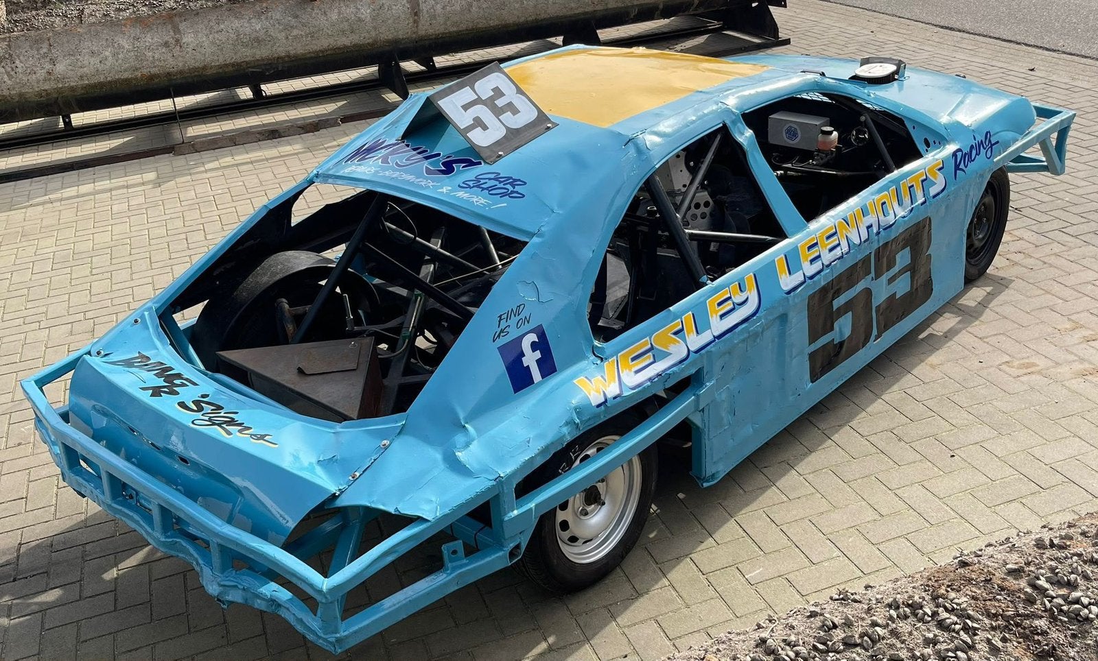 2L Saloon Stockcar zonder motor & ecu MOET WEG, Auto diversen, Ophalen, Nieuw