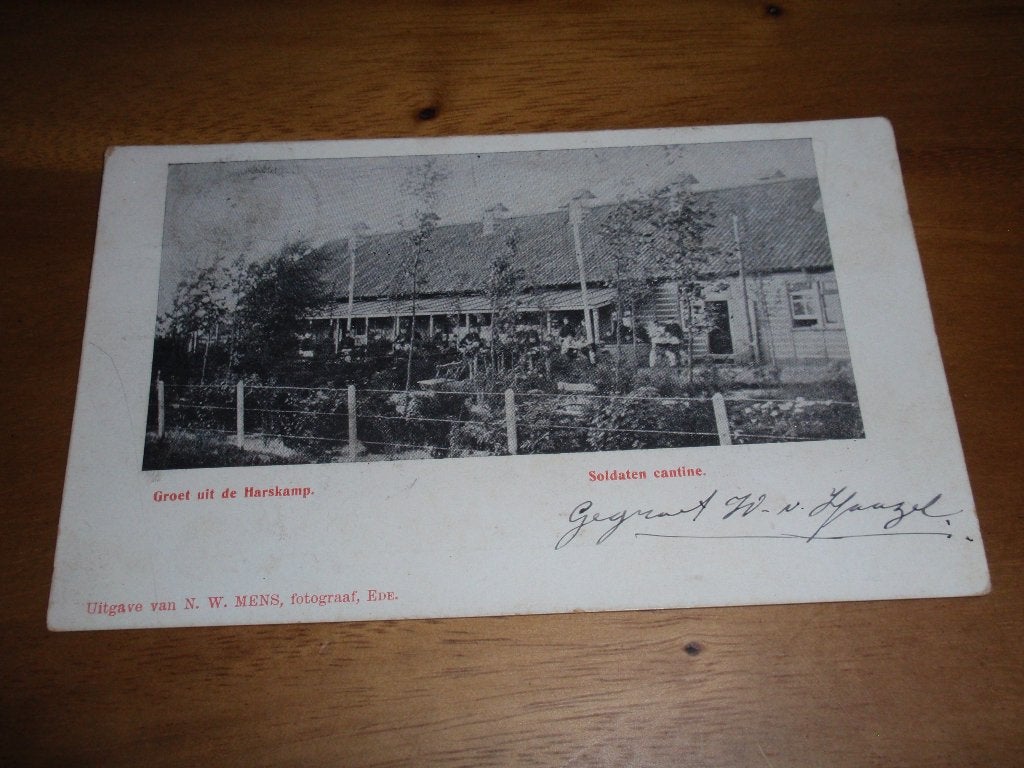 Harskamp cantine Militair Uitg Mens Kazerne Legerplaats, Verzenden, Voor 1920, Gelopen, Gelderland