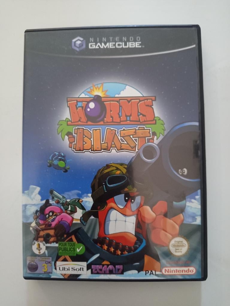 Worms Blast GameCube, Verzenden, 1 speler, Racen en Vliegen, Zo goed als nieuw