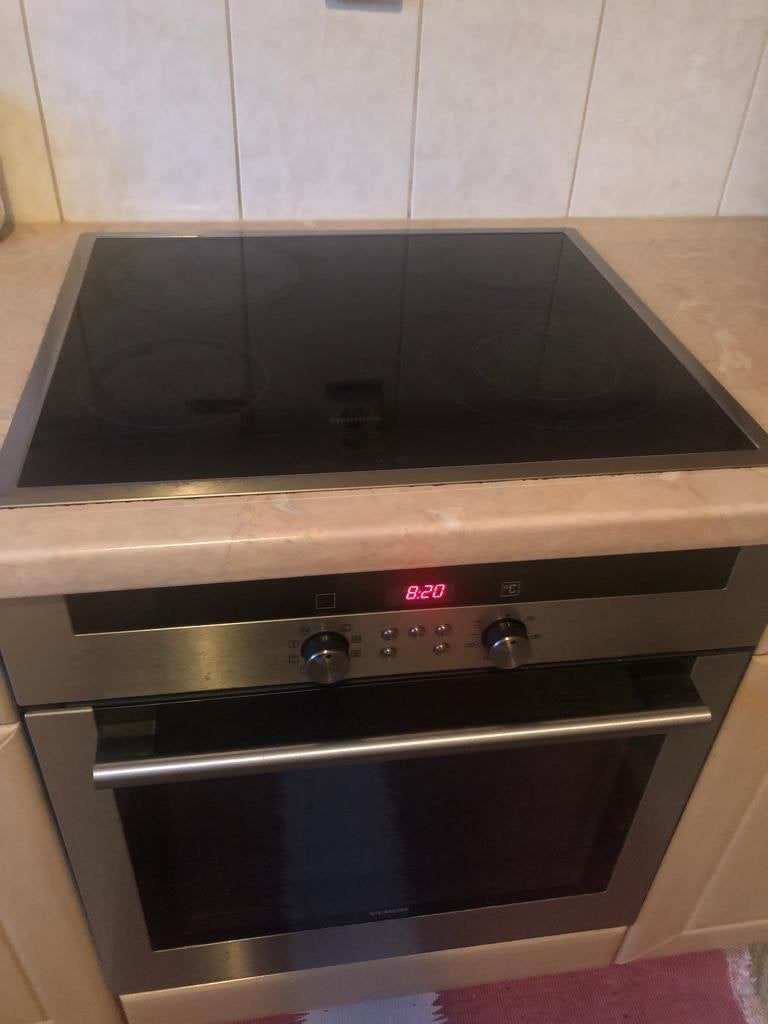 Elektrische kookplaat, Witgoed en Apparatuur, Ophalen, 4 kookzones, Zo goed als nieuw, Inbouw
