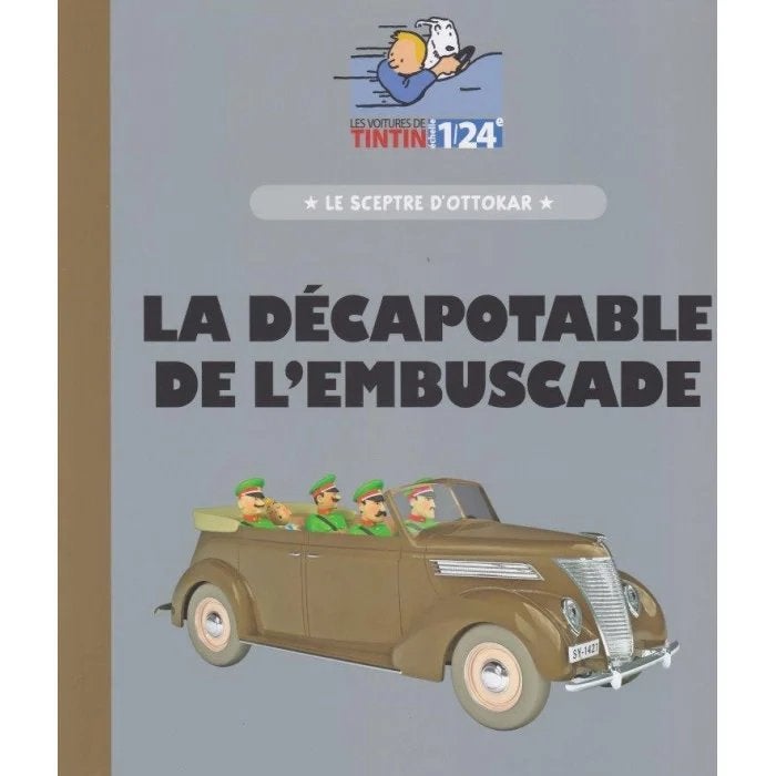 Kuifje Auto 1:24 De Ford Cabriolet 1937 uit De Scepter van O, Niet ingevuld, Zo goed als nieuw, Niet ingevuld, Niet ingevuld