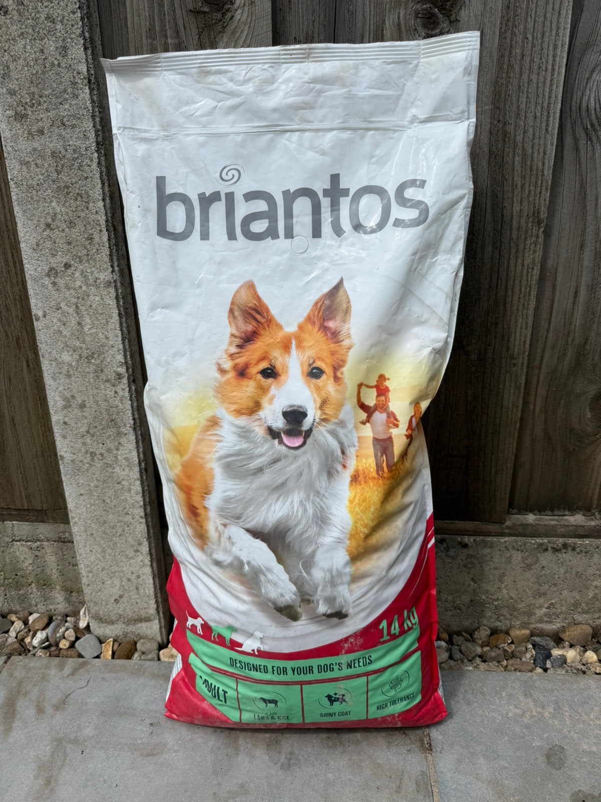 Nieuwe zak Briantos Hondenvoer 14 kg met Lam en Rijst, Dieren en Toebehoren, Dierenvoeding, Ophalen of Verzenden, Hond