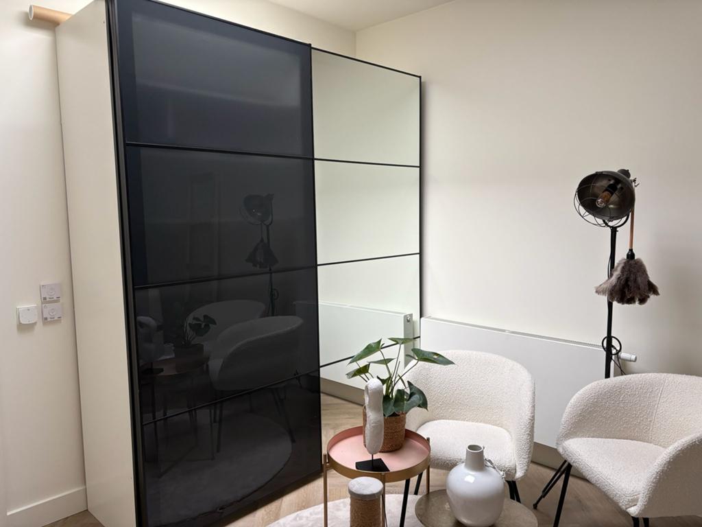 Pax kast schuifdeuren, Ophalen, Gebruikt, 50 tot 75 cm, 200 cm of meer